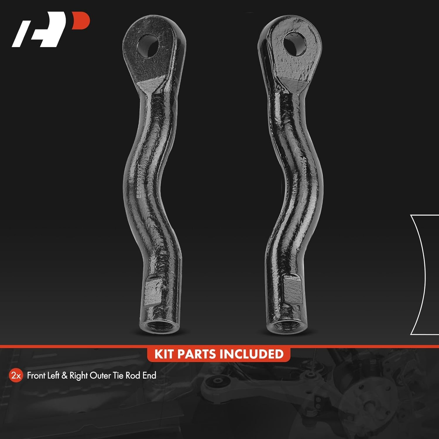 A-Premium 2 x Front Outer Tie Rod Ends, Compatible with Lexus IS200t 16-17, IS250 06-15, IS300 18-20, IS350 06-20, GS300 06, GS350 07-11, GS430 06-07, GS450h 06-07, GS460 08-11, IS F 08-14