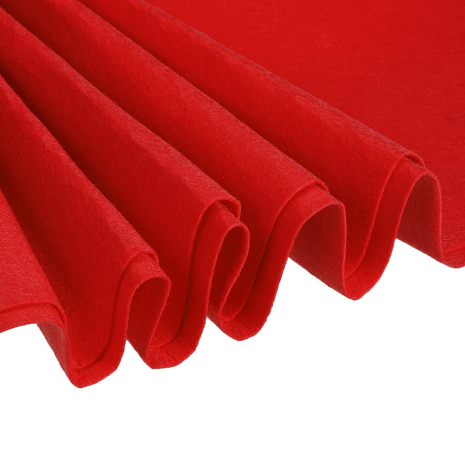 PATIKIL Acrylic Soft Felt Fabric Sheets Fiber Craft Sheet Red 39 Inch x 39 Inch Square 1mm Thick for DIY Arts, Crafts