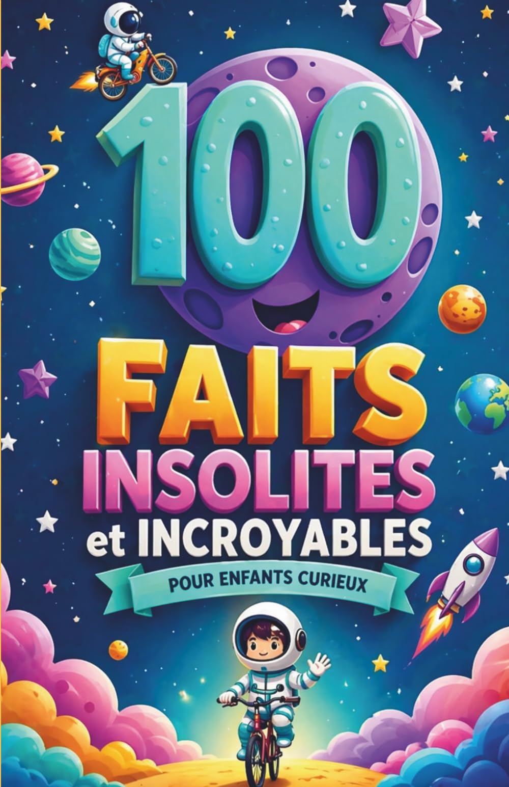 100 Faits Insolites et Incroyables pour Enfants Curieux (7–12 ans): Animaux, Espace, Science et Histoire + Quiz Amusants pour Tester Tes Connaissances