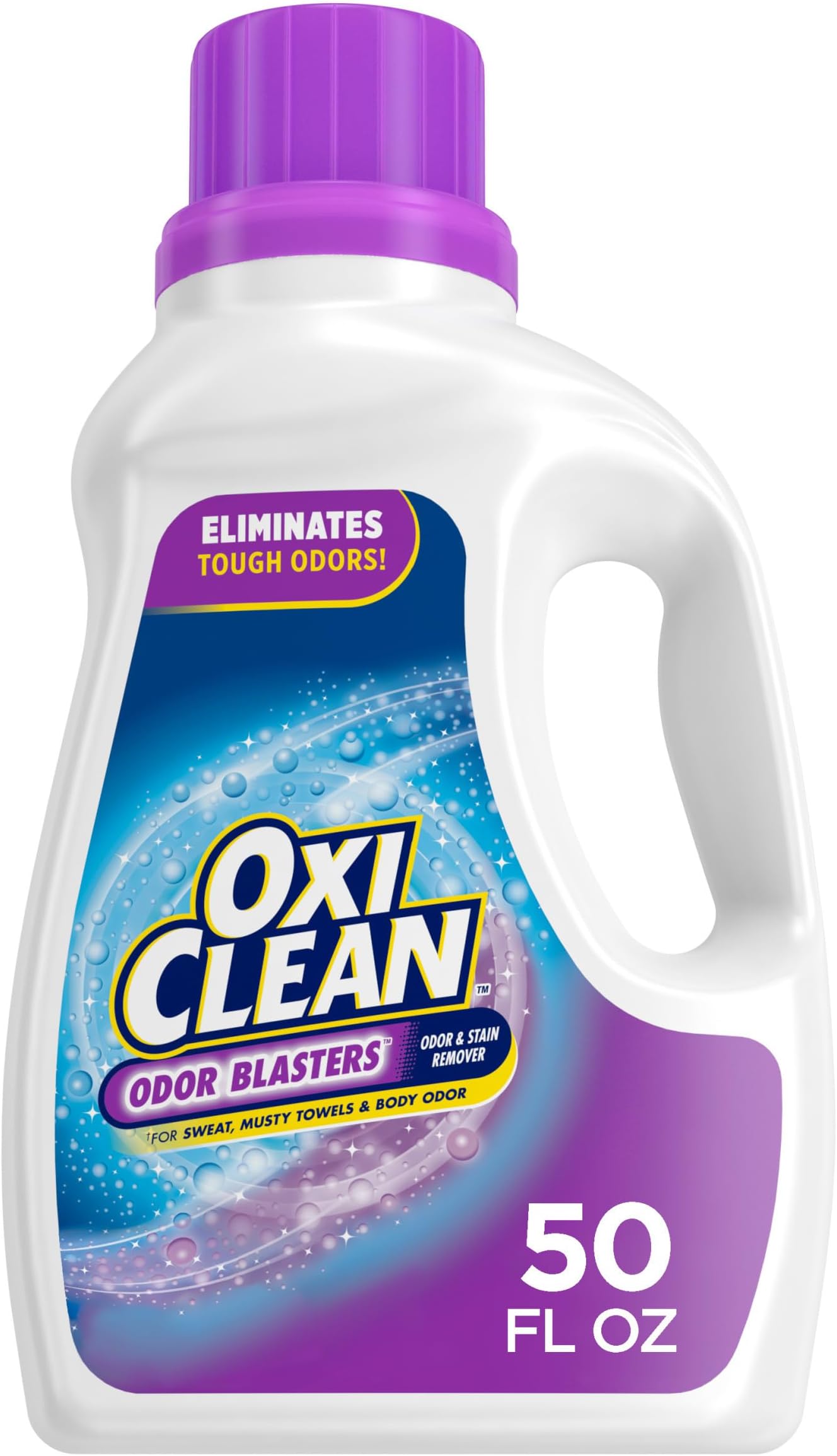 Odor Blasters Odor and Stain Remover Laundry Booster Liquid, 50 fl oz
