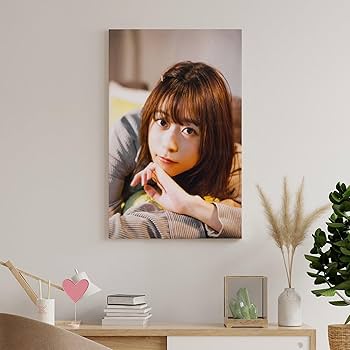 Amazon.co.jp: 水瀬いのり キャンバスアートポスター 水着写真