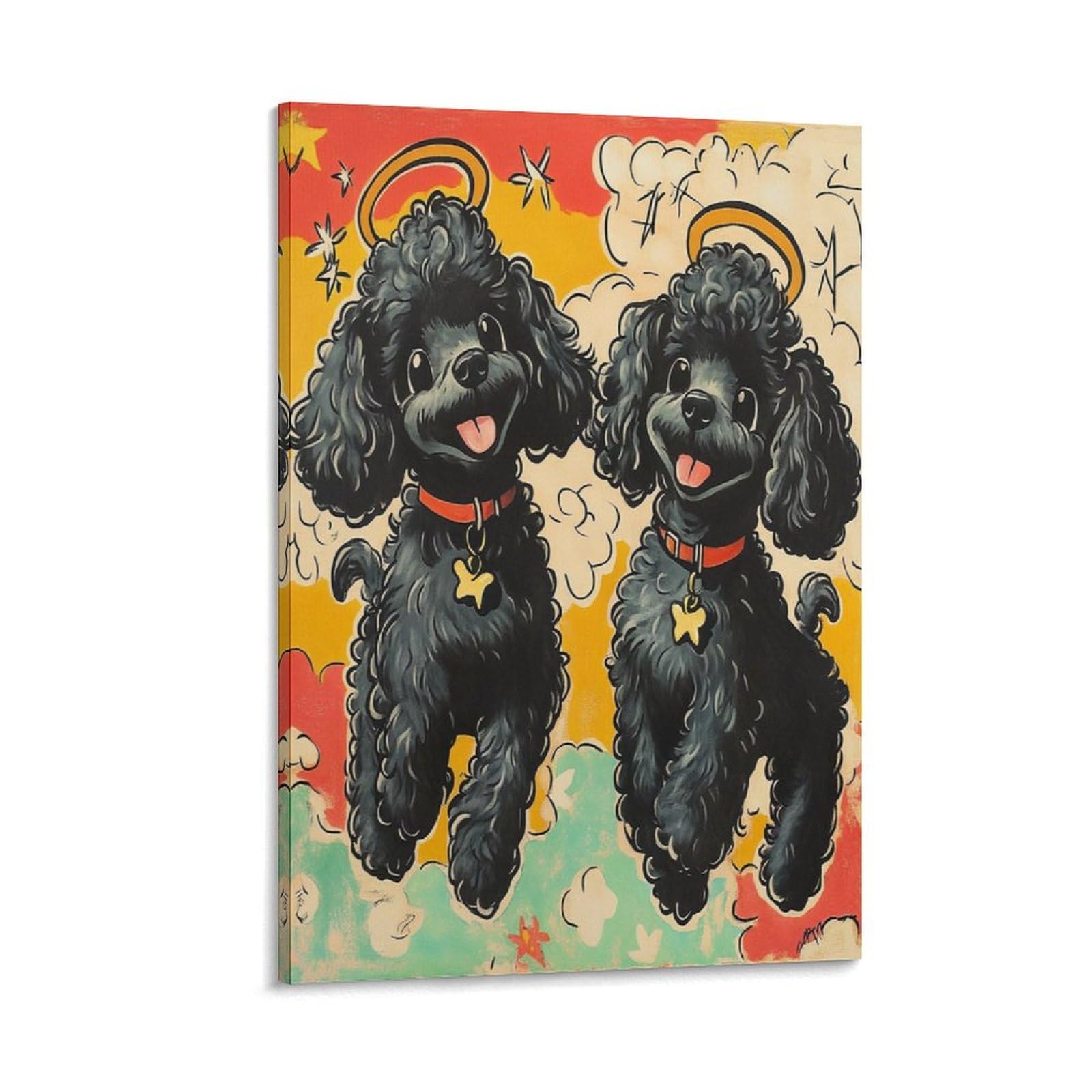 Impression sur toile caniche de qualité supérieure pour décoration de maison chic - 6