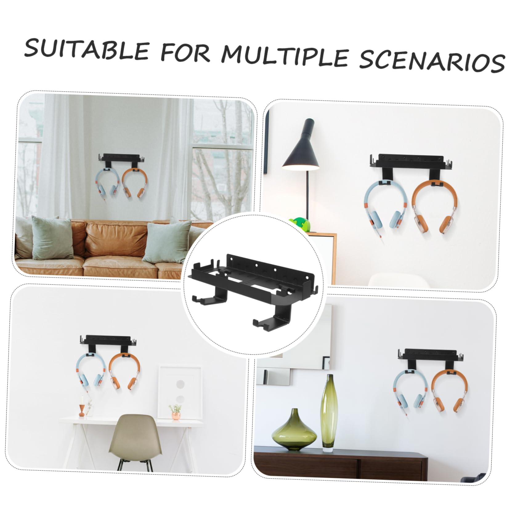 Game Console Wall Mount Mit Controller Halterung Multifunktionale Wandhalterung Für Vr-Brillen Und Zubehör Organisation Ihres Gaming-bereichs