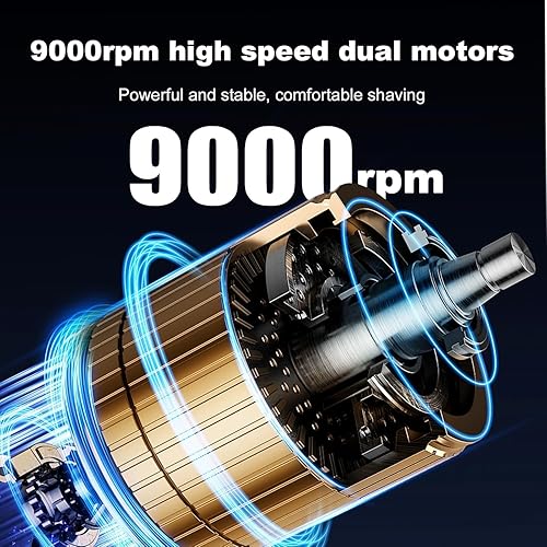 Miniatura 2 de Mini afeitadora eléctrica  Afeitadora portátil de carga rápida USB C para hombres, afeitadora de bolsillo de doble cabeza, lavable, afeitadora