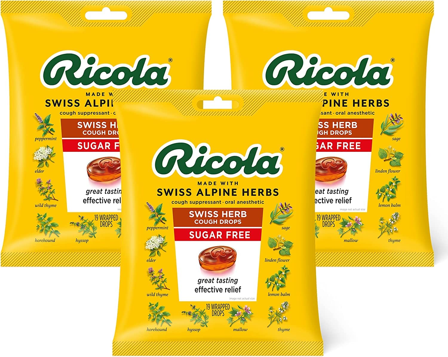 Ricola Sugar Free Original Swiss Herb