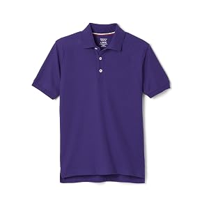 French Toast Kids Pique Polo Standard Husky