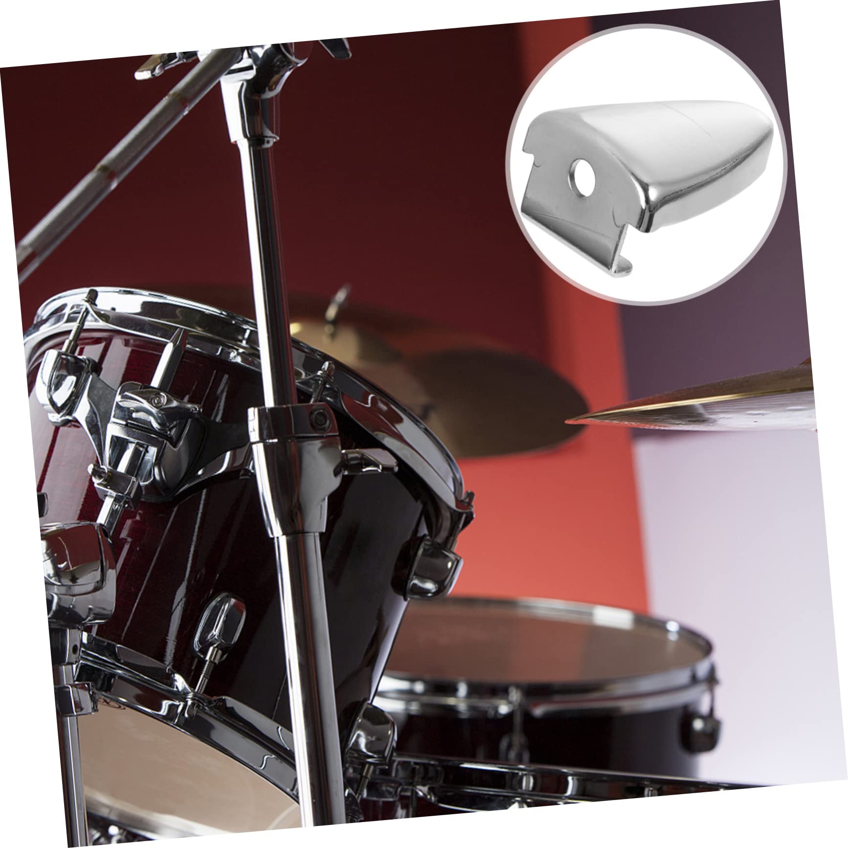 15stücke Drum Hook Dreieckige Form Plattierungs-drum-connector Für Langlebige Ersatzteile Geeignet Für Bass Und