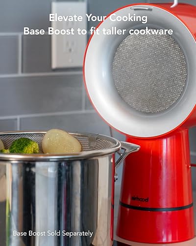 Miniatura 10 de Wired  Limpiador de aire de cocina portátil con campana extractora con 5 filtros de aire de carbón activado y 1 filtro de aceite de acero inoxidable