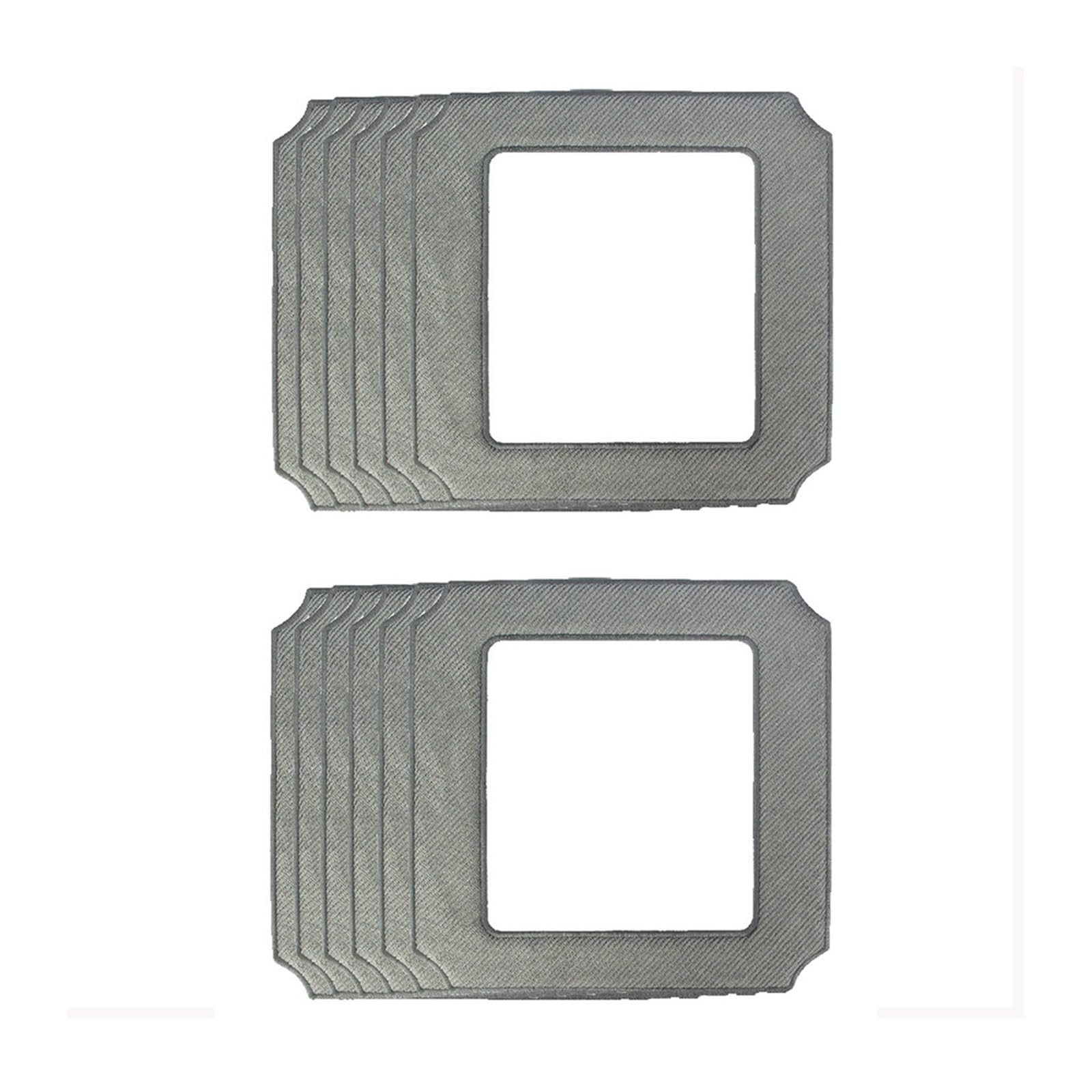 Mop For Pulizia Vetri In Microfibra For Robot Aspirapolvere For Finestre, Stracci Ultra Sottili Riutilizzabili 24X24 Cm For Lavare Il Panno Di Ricambio For, Facile Da Pulire(12pcs)