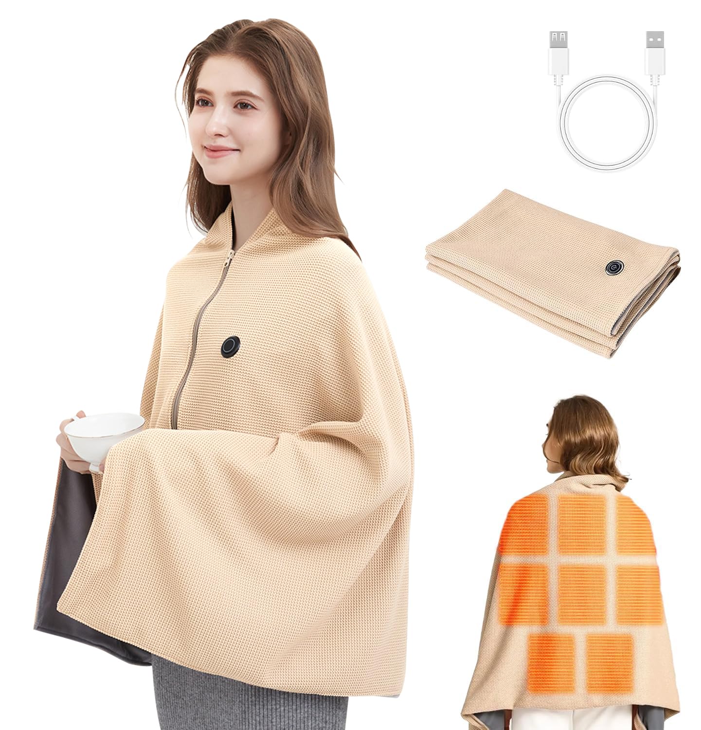 heated shawl amazon