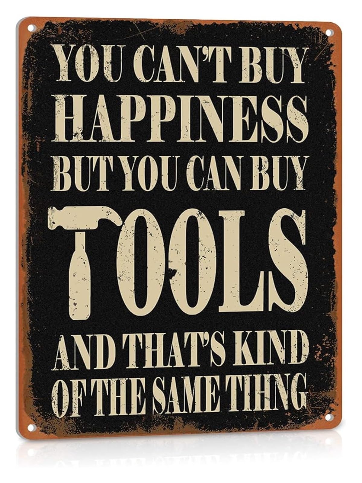 PKNVKZIDK Rustic Grandpa Workshop Sign Funny Aluminum Metal Tin Sign Vintage Garage Decor 8 X 12 in