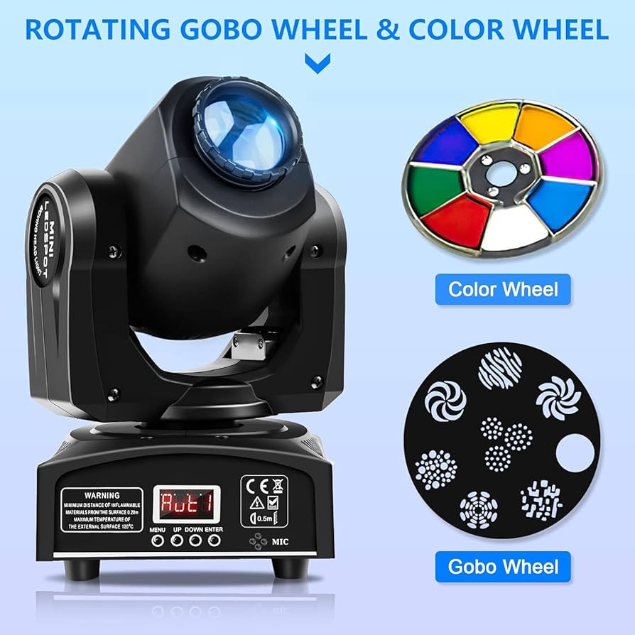 Amazon.com: U`King Stage Lights Moving Head Lights 8 Gobos 8