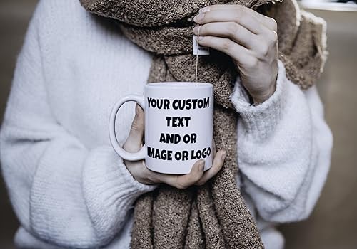 Miniatura 6 de Tazas de café con foto personalizada 11 onzas tazas personalizadas con imagen texto nombre regalos personalizados para el día V novio novia oficina