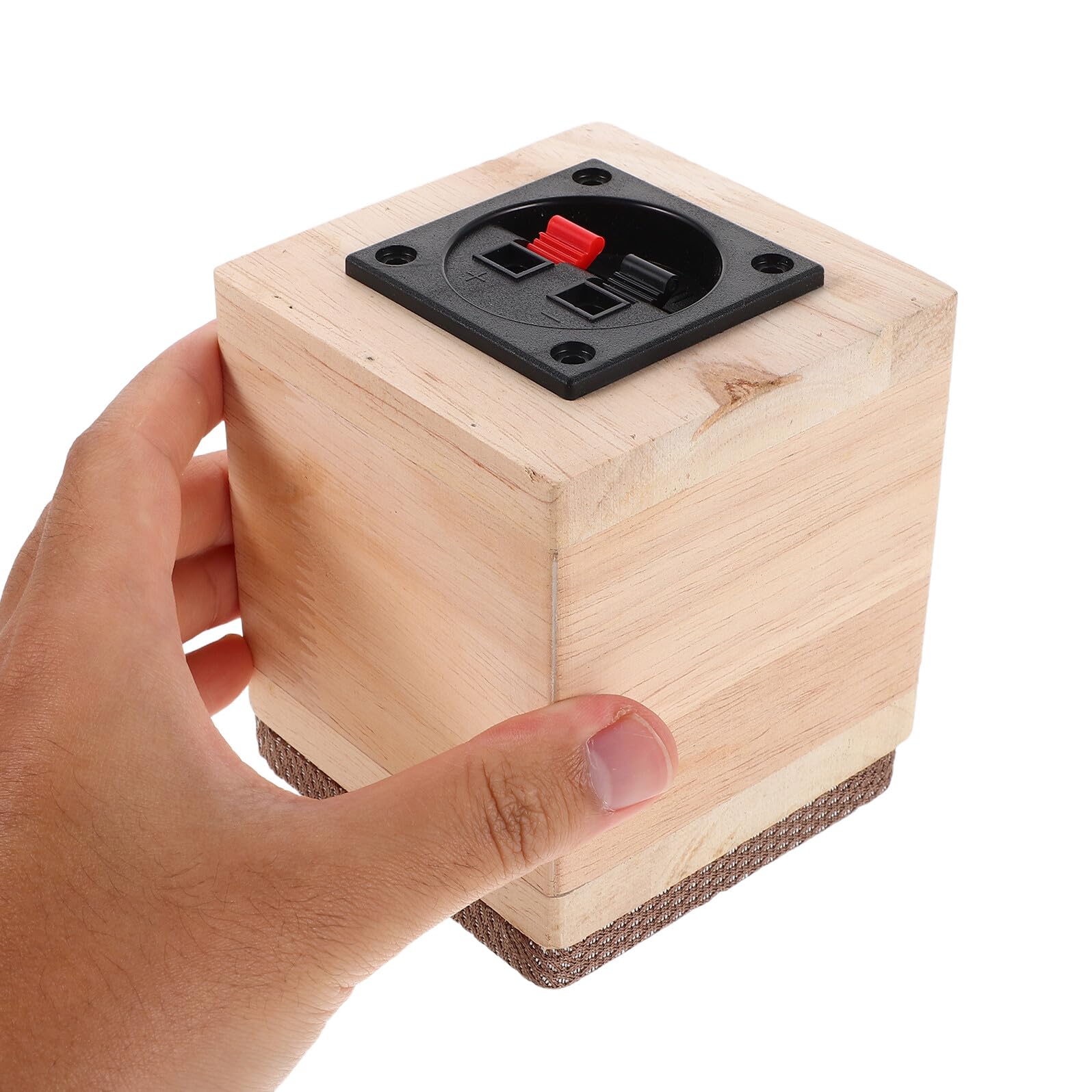 Garneck Cassa Altoparlante Per Auto E Camion Contenitore Vuoto in Legno Naturale Per Subwoofer Audio Veicolare Compatibile Per Installazioni Audio E Aggiornamenti