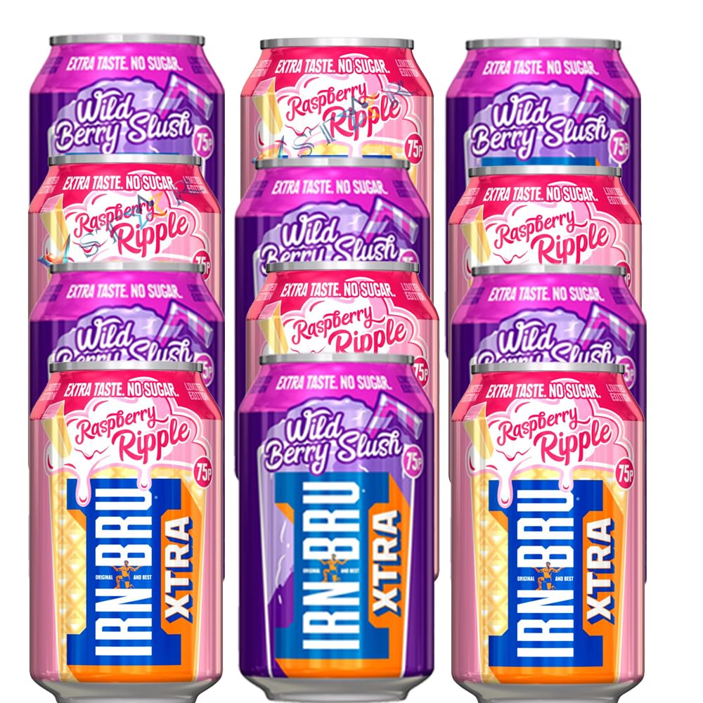 Vstarirnn Bru Xtra Raspberry Ripple And Wild Berry Slush No
