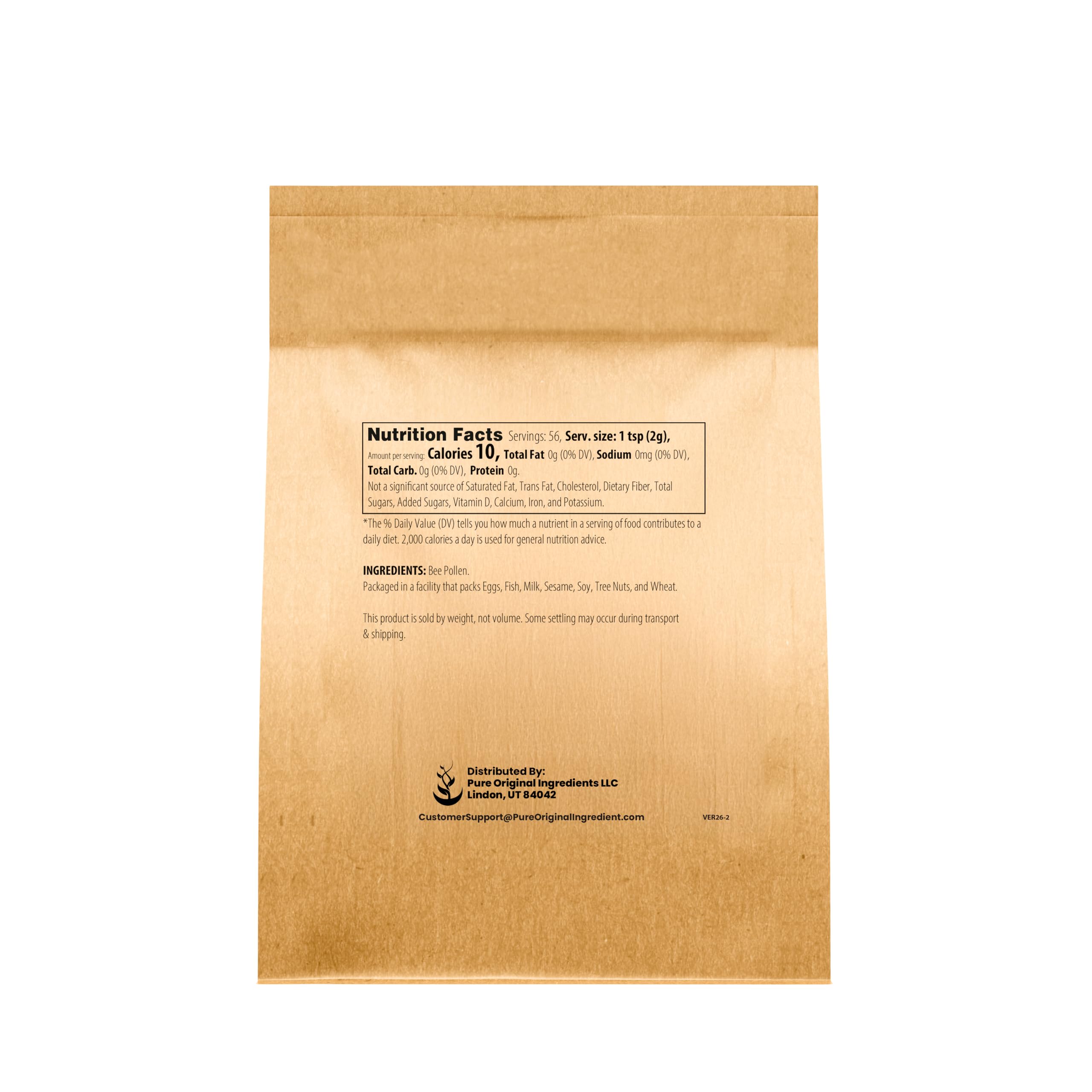 Pure Original Ingredients, Bee Pollen Powder, 4 Oz — Amazon image 2