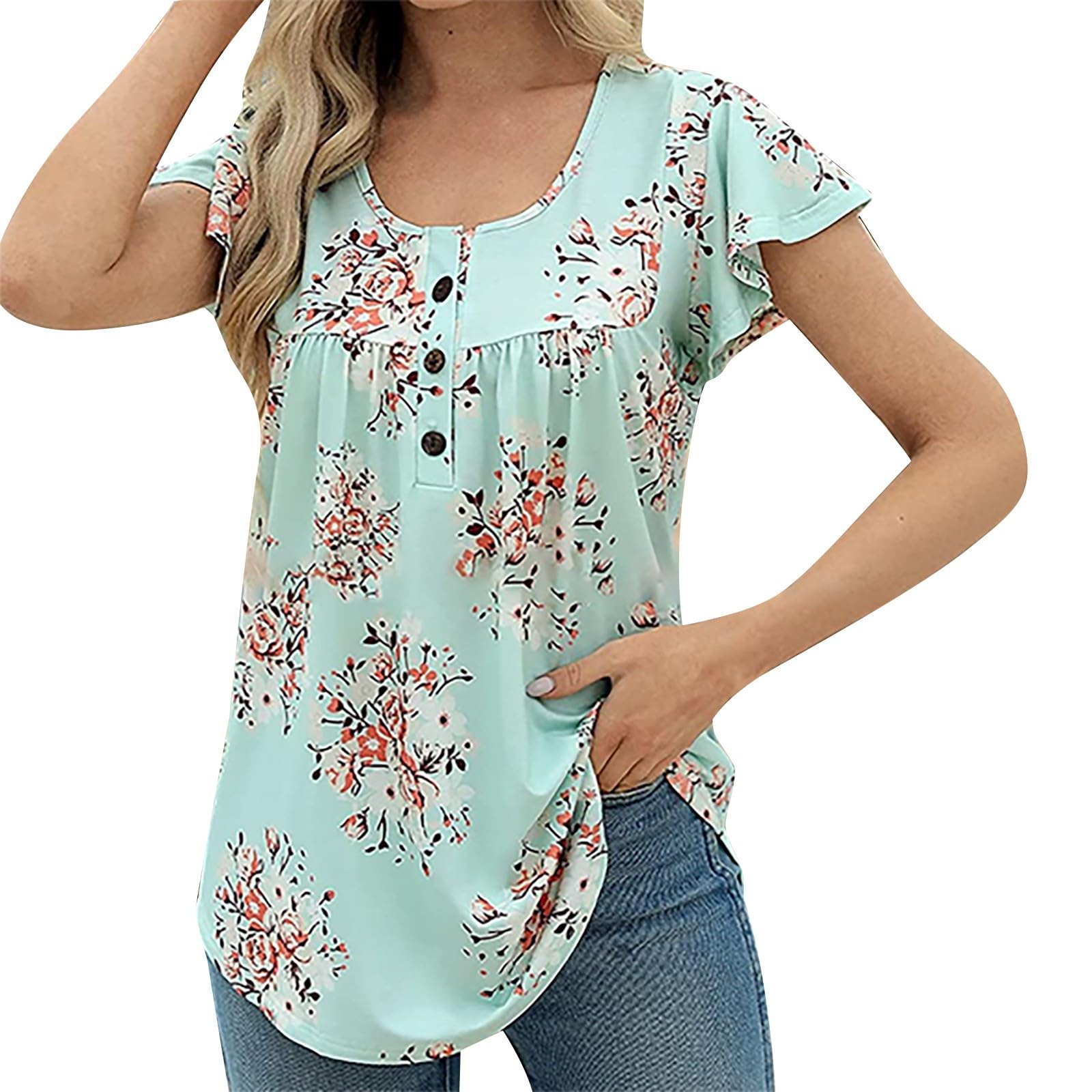 Long Sleeve top for Women White Shirt for Women Fitted Shirts for Women 3/4 Sleeve top Long Tunics for Leggings Women's Short Sleeve Tops de ropa de Mujer Blusas y Tops Elegantes para Mujer