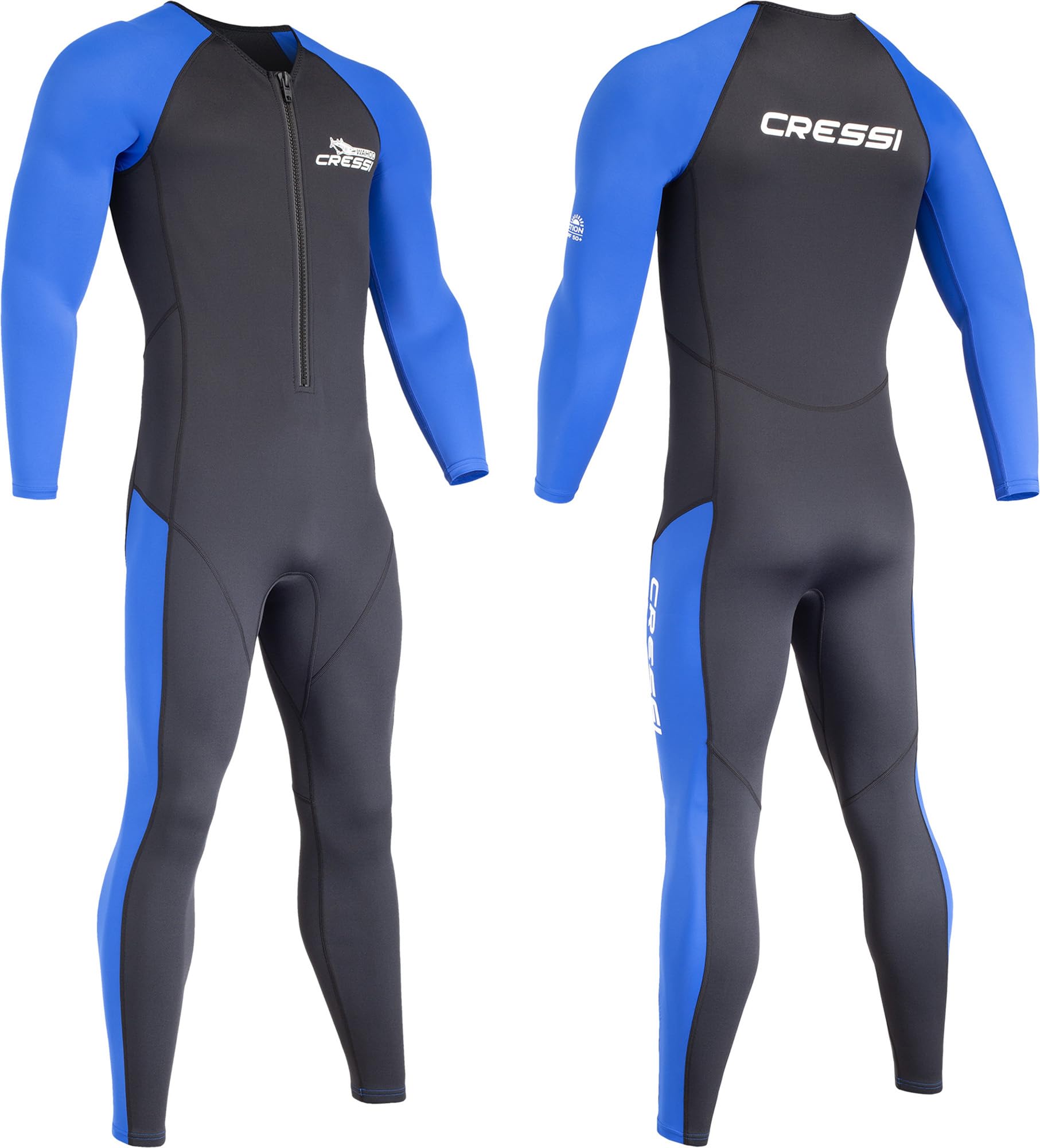 CRESSI Wahoo Monopiece Wetsuit - Muta Monopezzo Realizzata in Morbido Neoprene 1.5/2mm e Elastan, Perfetta per Attività Acquatiche Varie