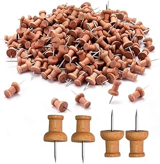 50 Pcs of Wood Push Pins For Pinboard Heavy Duty Pins For Bulletin Board Pins Rustproof Drawing Pins Thumb Tacks Pins Perfect For School Office Use Thumb Tacks For Marking Map Cork Notice Board Pin