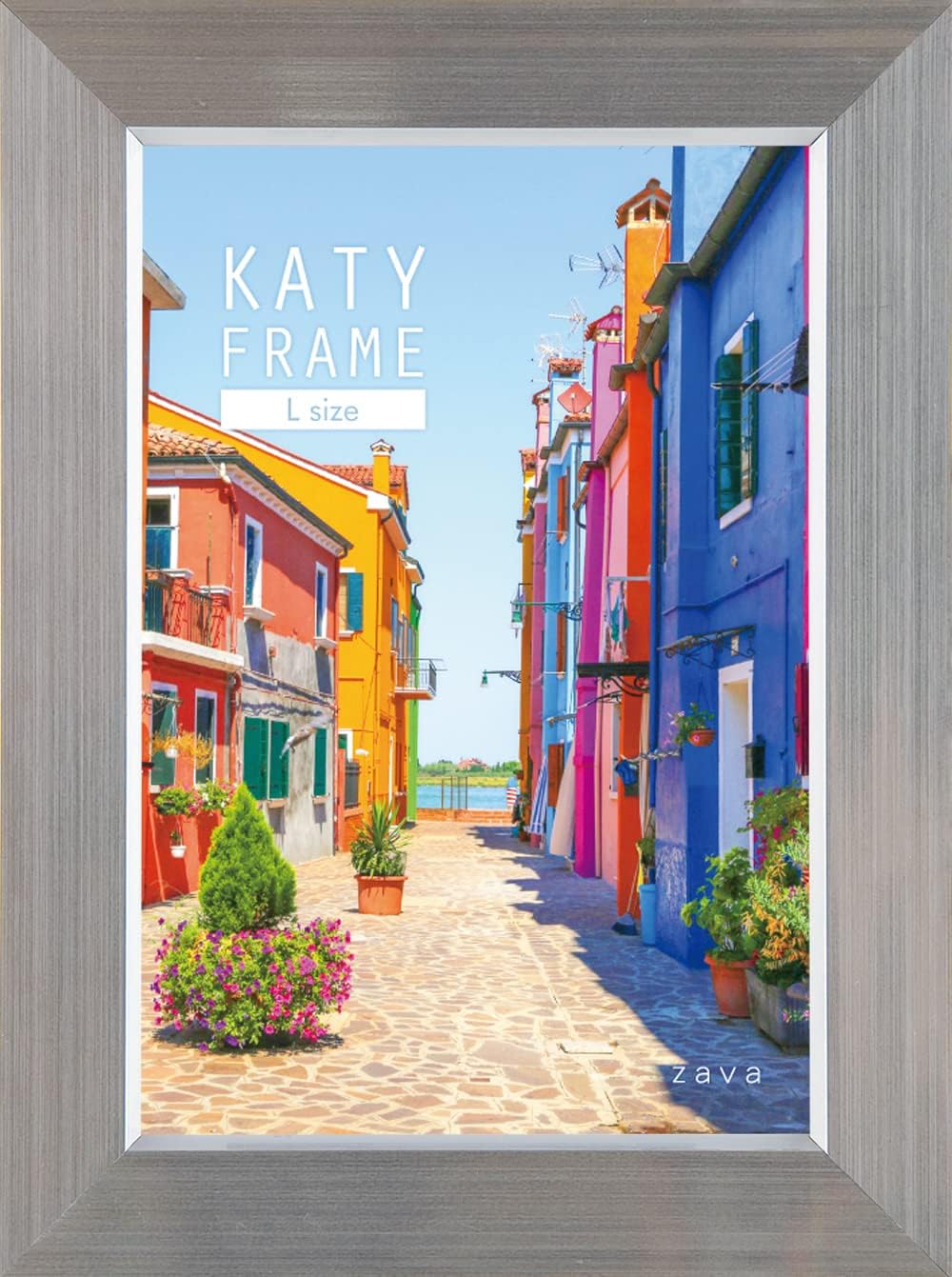 VANJOH KTLSL Photo Frame, KATY Frame, L, Silver