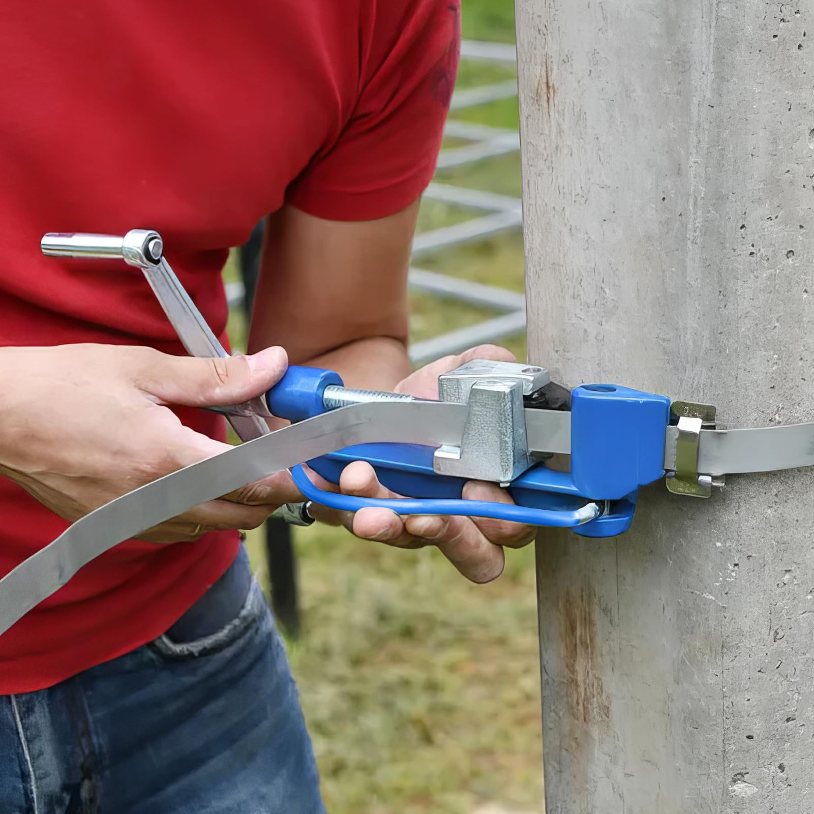 Tendireggia Manuale In Acciaio MINENICE - Per Reggette 4-20 Mm, Taglio E Tensione, Multiuso - Foto 4