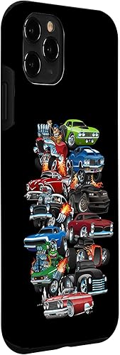 Vista 78 de Funda para iPhone 13 Hotrods, autos clásicos, coches musculosos y carros de carreras
