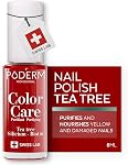 PODERM Nail Polish – Enriched with Tea Tree & Biotin – Improves Nail Appearance – Vegan Formula – For Hands & Feet – Swiss Lab (Rosewood)