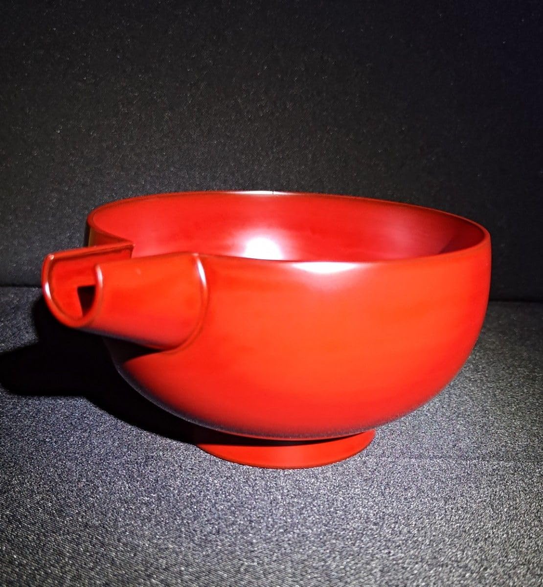 Amazon.co.jp: 輪島塗 角偉三郎 朱塗 片口 六つ星 紙箱 共布 栞 漆器