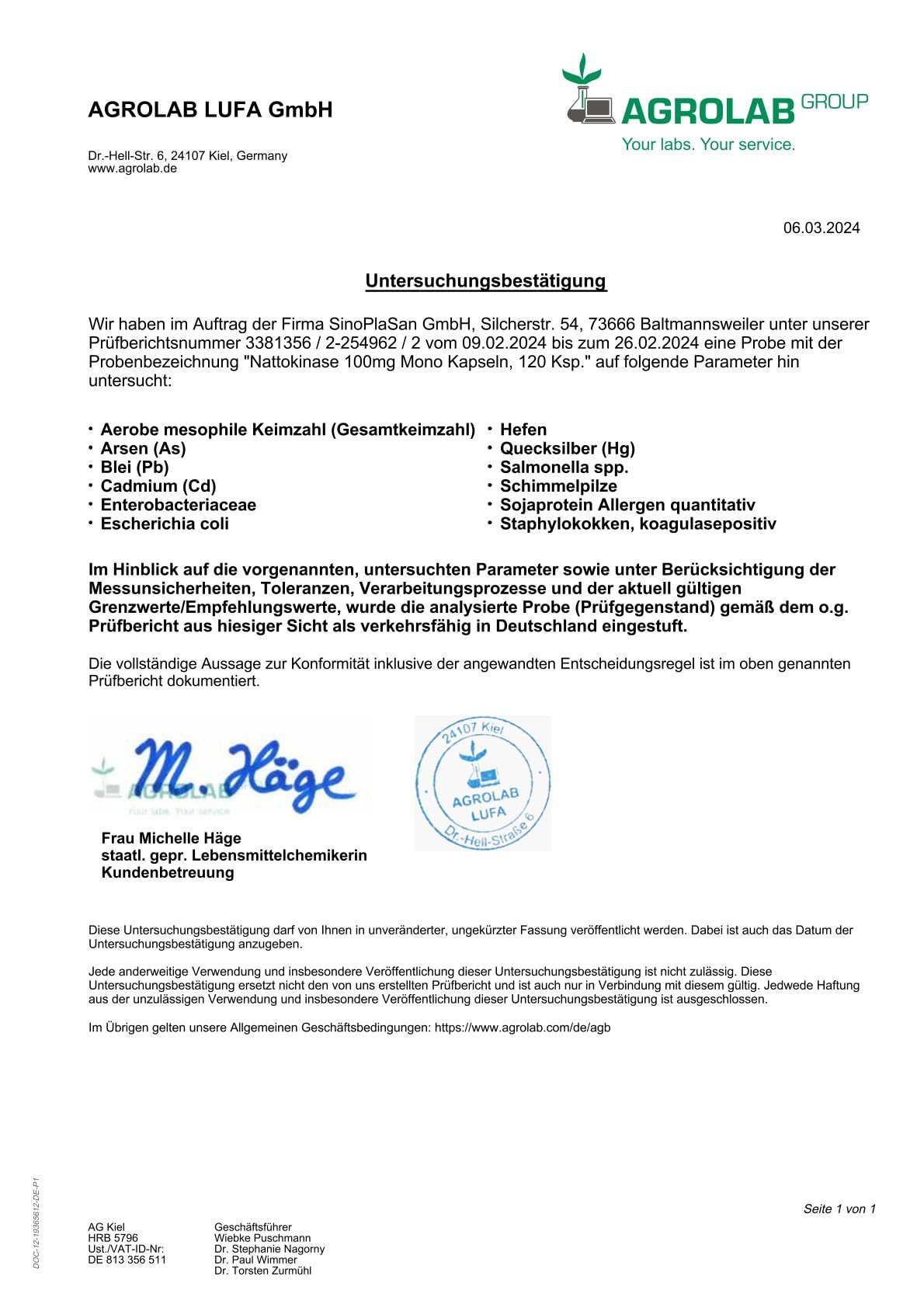 Nattokinase 100mg pro Kapsel | vegan | 20.000 FU | ohne Vitamin K1 & K2 | ohne mikrokristalline Cellulose & Magnesiumstearat | 240 Kapseln