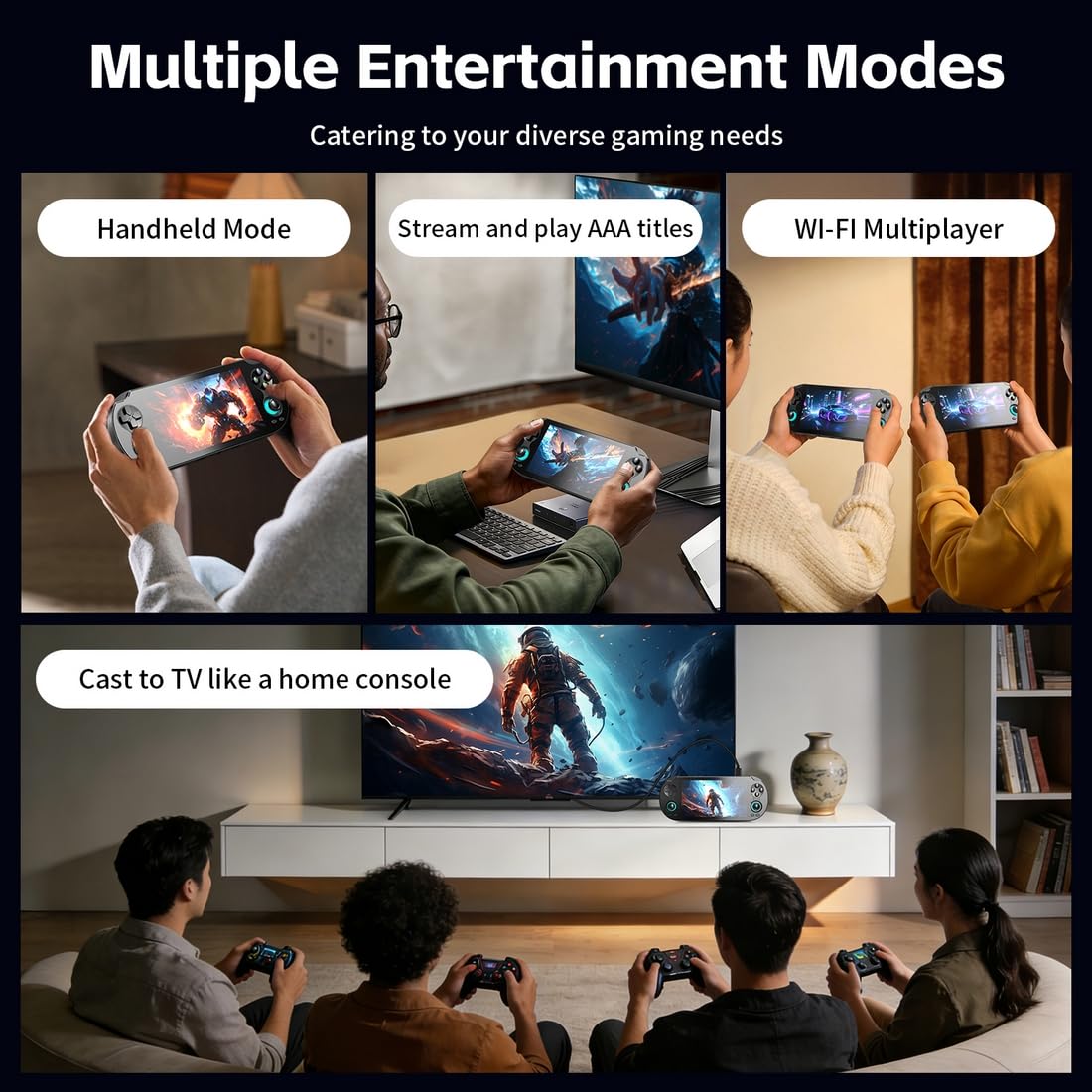RG VITA PRO 5,5 Zoll Retro Handheld-Spielkonsole, Dual System Android und Linux, RK3576, 32GB-Systemkarte, Full Touch Screen + 128TF-Karte
