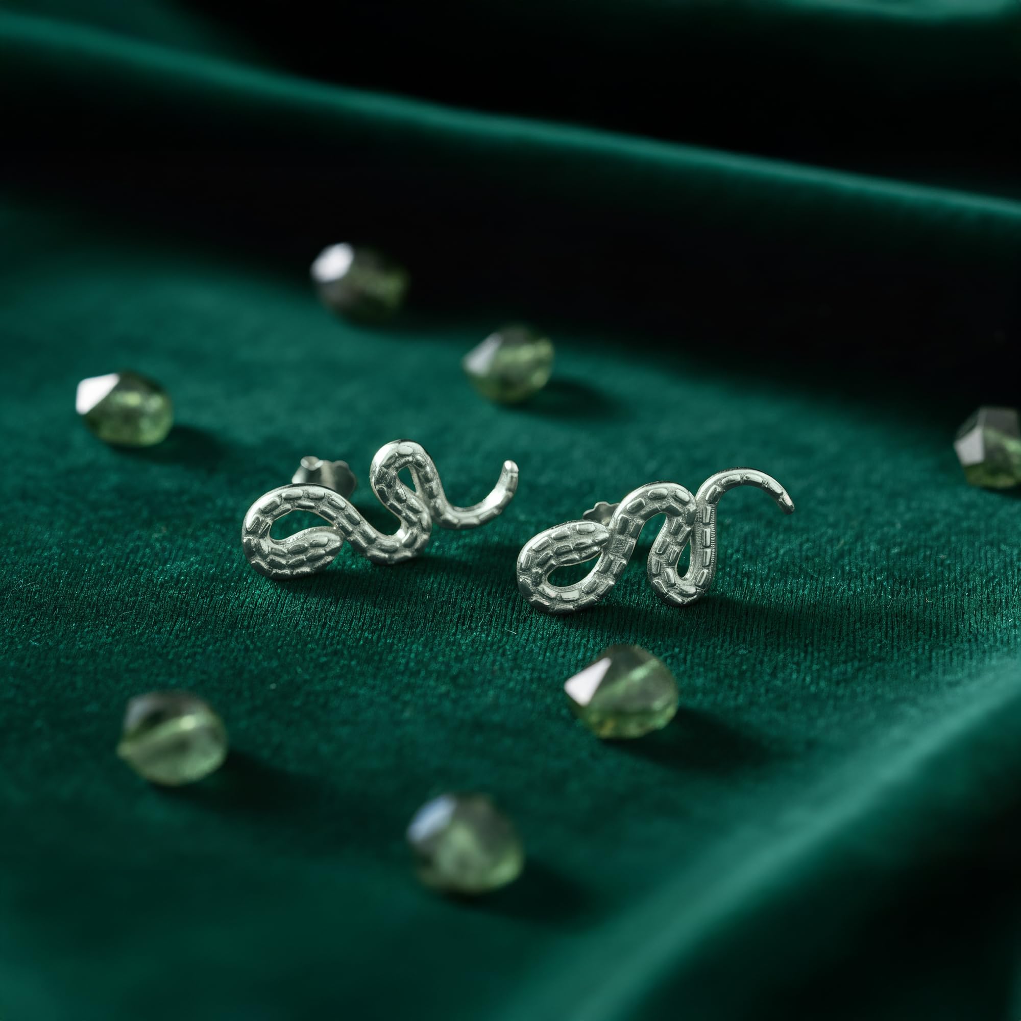 SOFIA MILANI - Orecchini da Donna in Argento 925 - Orecchino a Perno Serpente