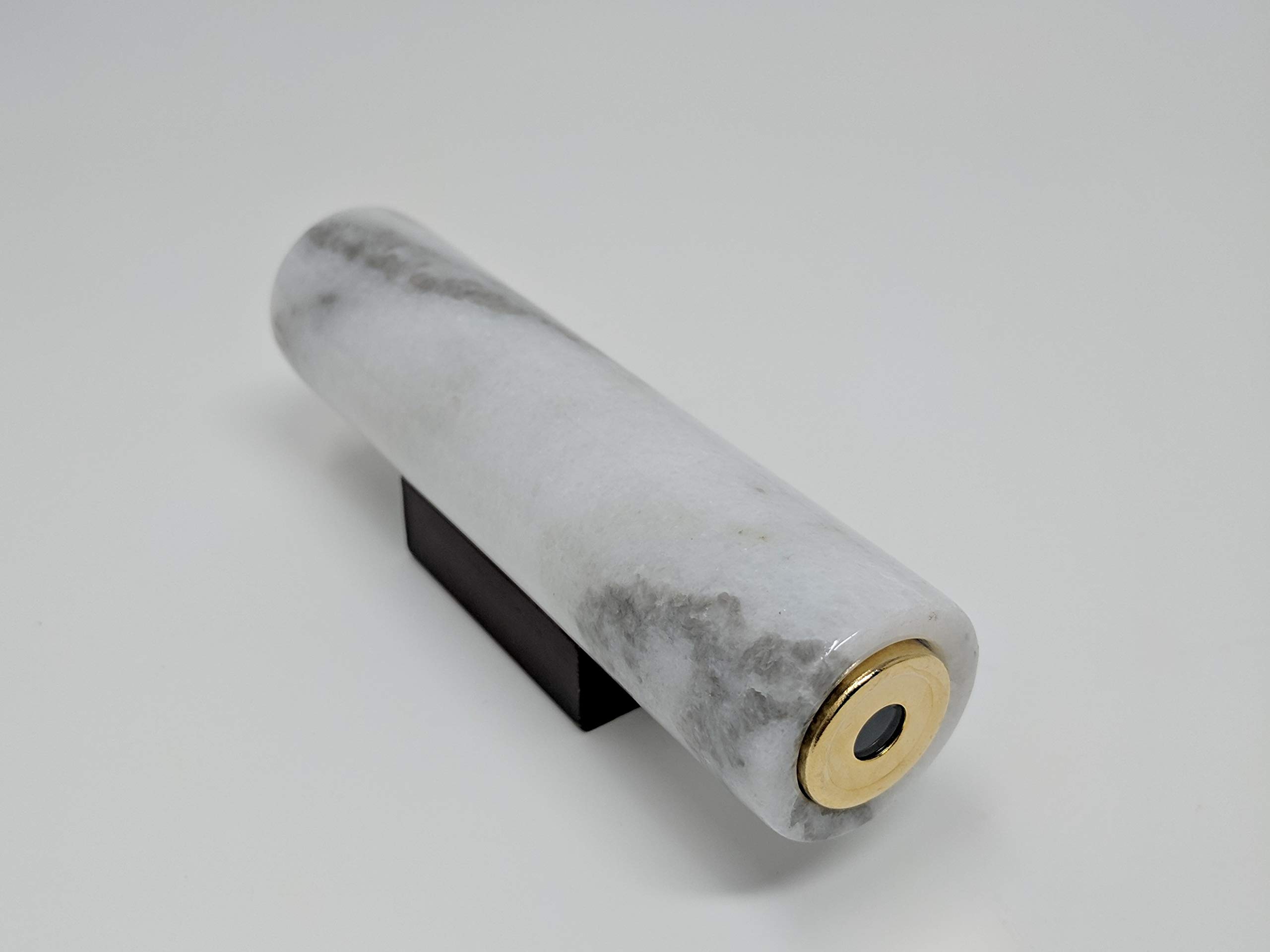 Findlavender Kaleidoscope - Green Marble with Base - Great Decoration for The Office of Home (White)