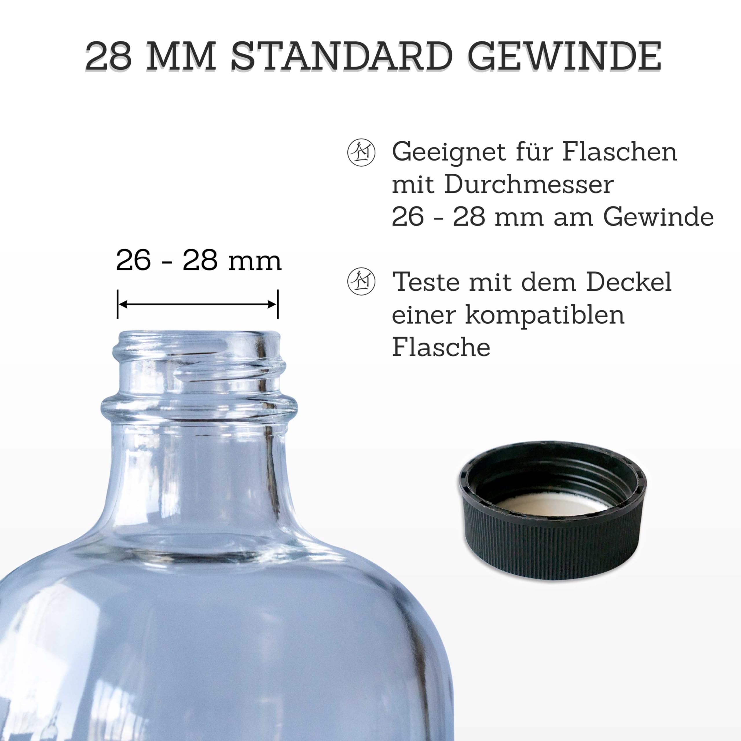 ALTGLAS 2 Stück von Seifenspender Pumpkopf Roma - Doppelpack Edelstahl Pumpaufsatz mit 28mm Gewinde als Ersatz Pumpe und Upcycling Seifen Spender zu Bauen mit Jacky Flaschen (Gold Gebürstet)