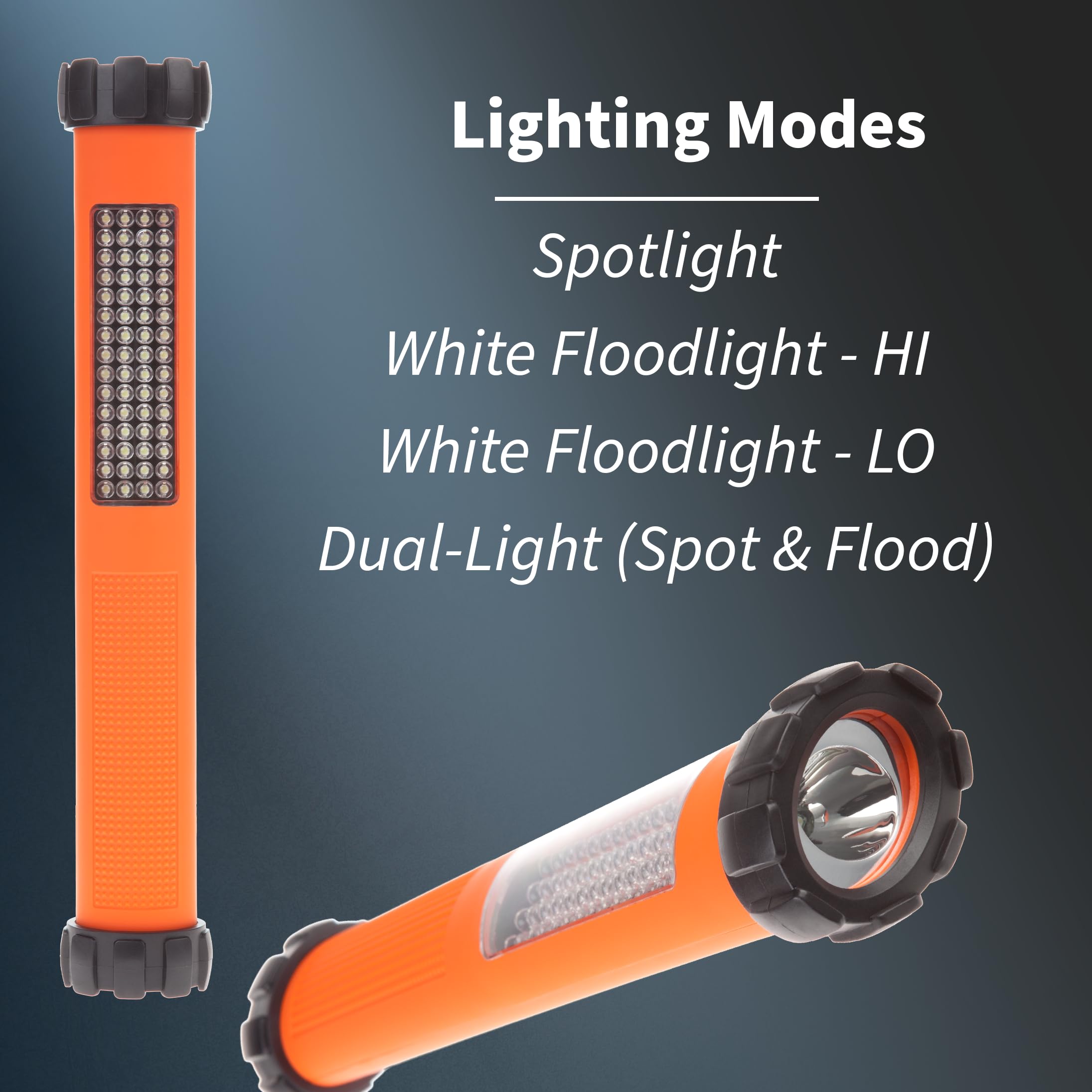 Nightstick NSP-1260 Multi-Purpose LED Flashlight, Orange - Basic