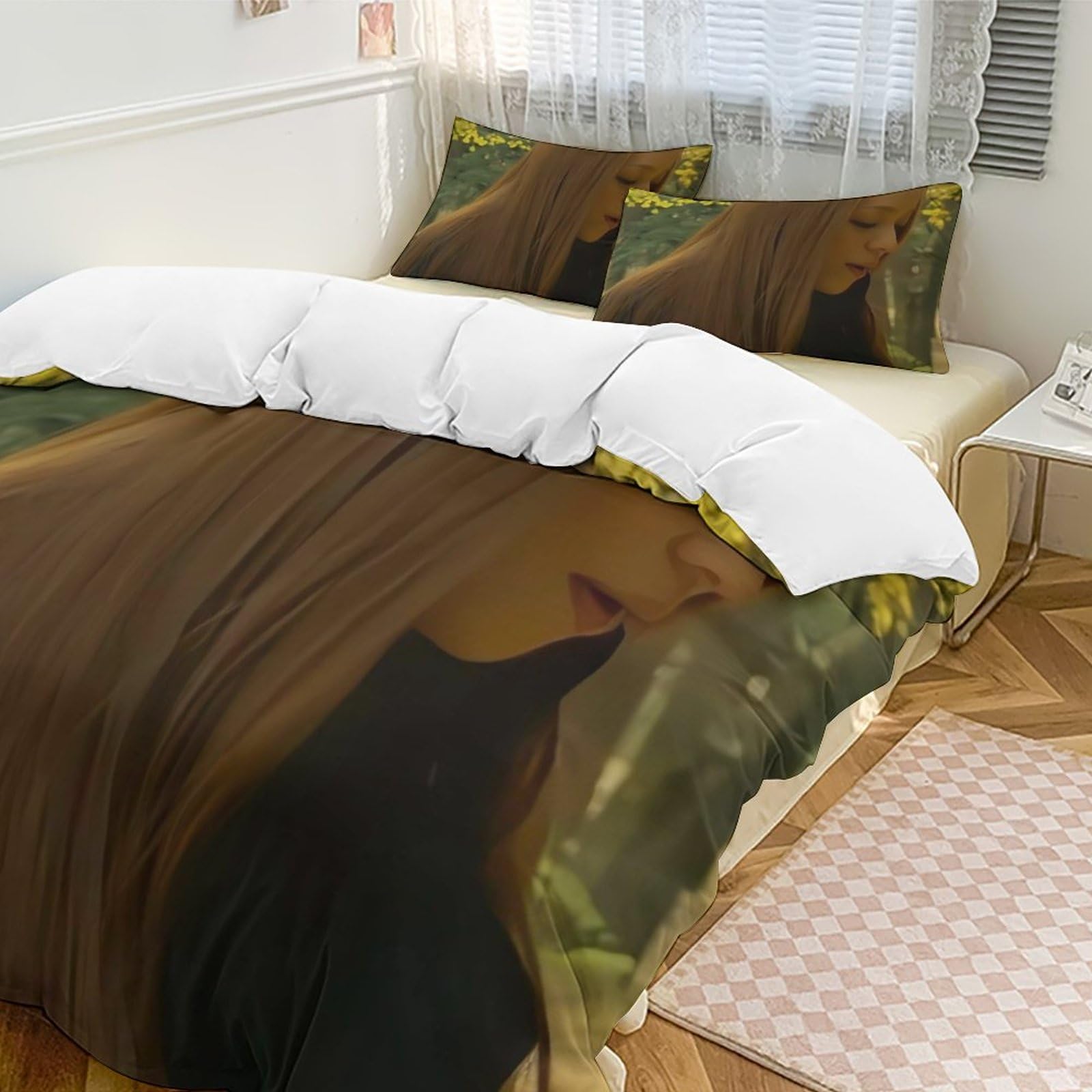 Amazon｜安室奈美恵 (3) 寝具 3ピース 枕カバー オールシーズンベッド