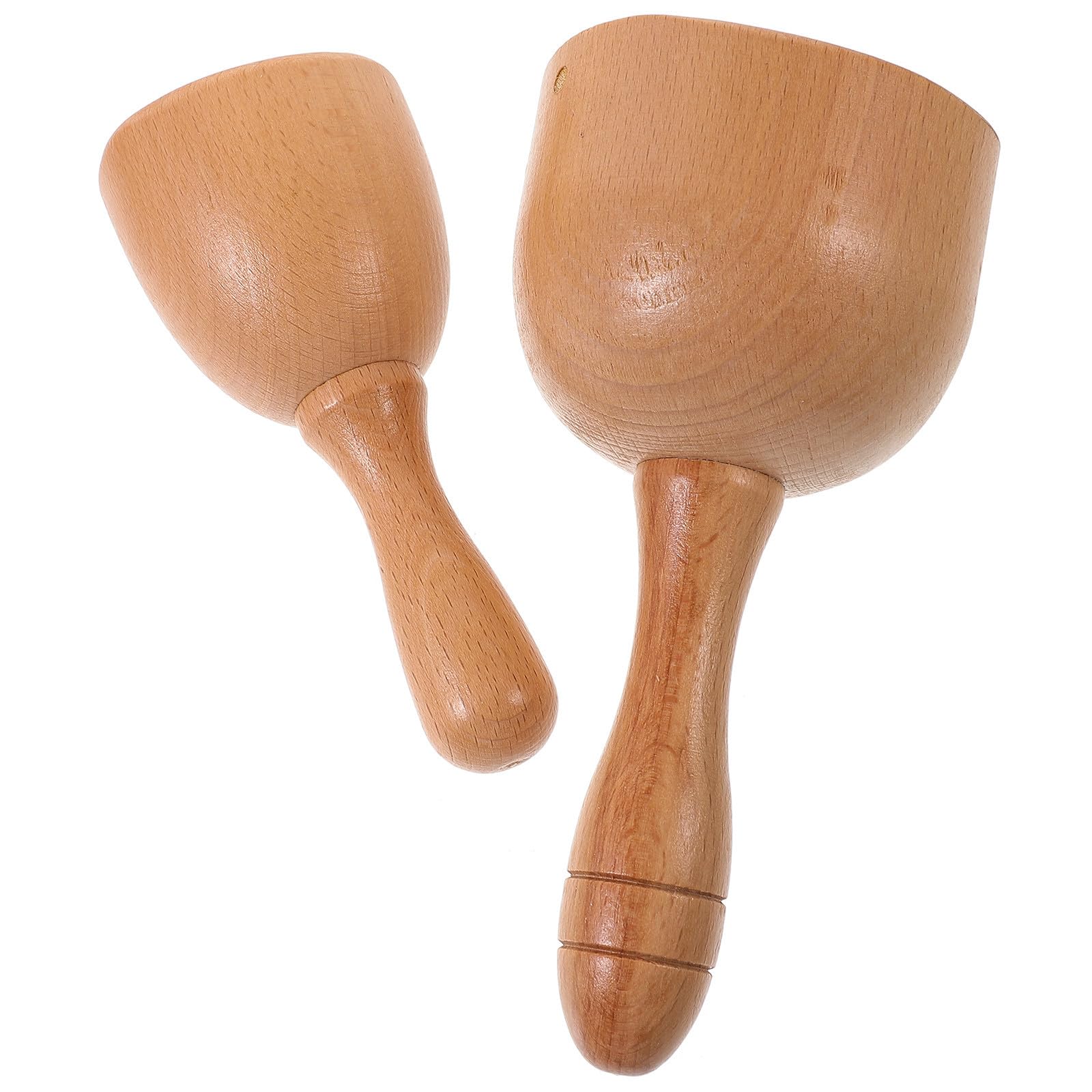 CLISPEED Rodillos de Masaje Corporal de Madera 2piezas Diseño de Copa para Terapia Física y Relajación Muscular en Casa