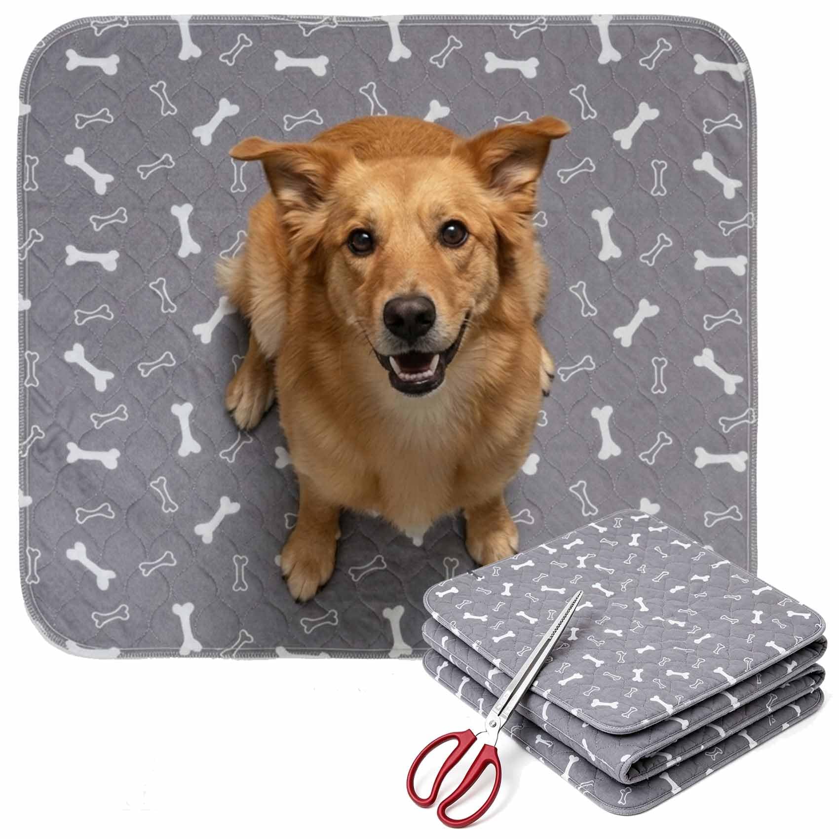 Novapaw Pup Pad, Dogs Know Where to Go with Edge Leak Protection for Keeps Smells Contained & No Seep, Machine Washable 300+ with Stay-in-Place Base for Puppies Pet Potty Training (1PC,40*60cm)