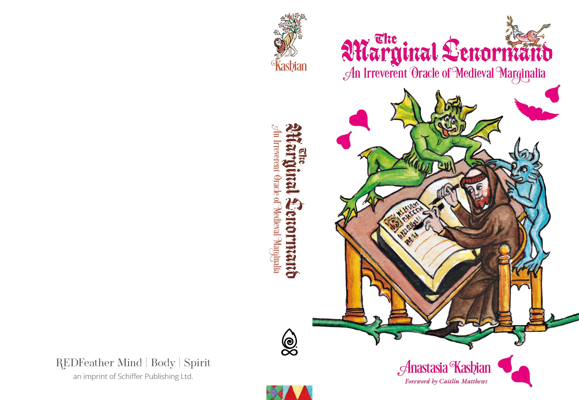 The Marginal Lenormand: An Irreverent Oracle of Medieval Marginalia (Lenormand Box Set with 37 Cards and Guide Book)