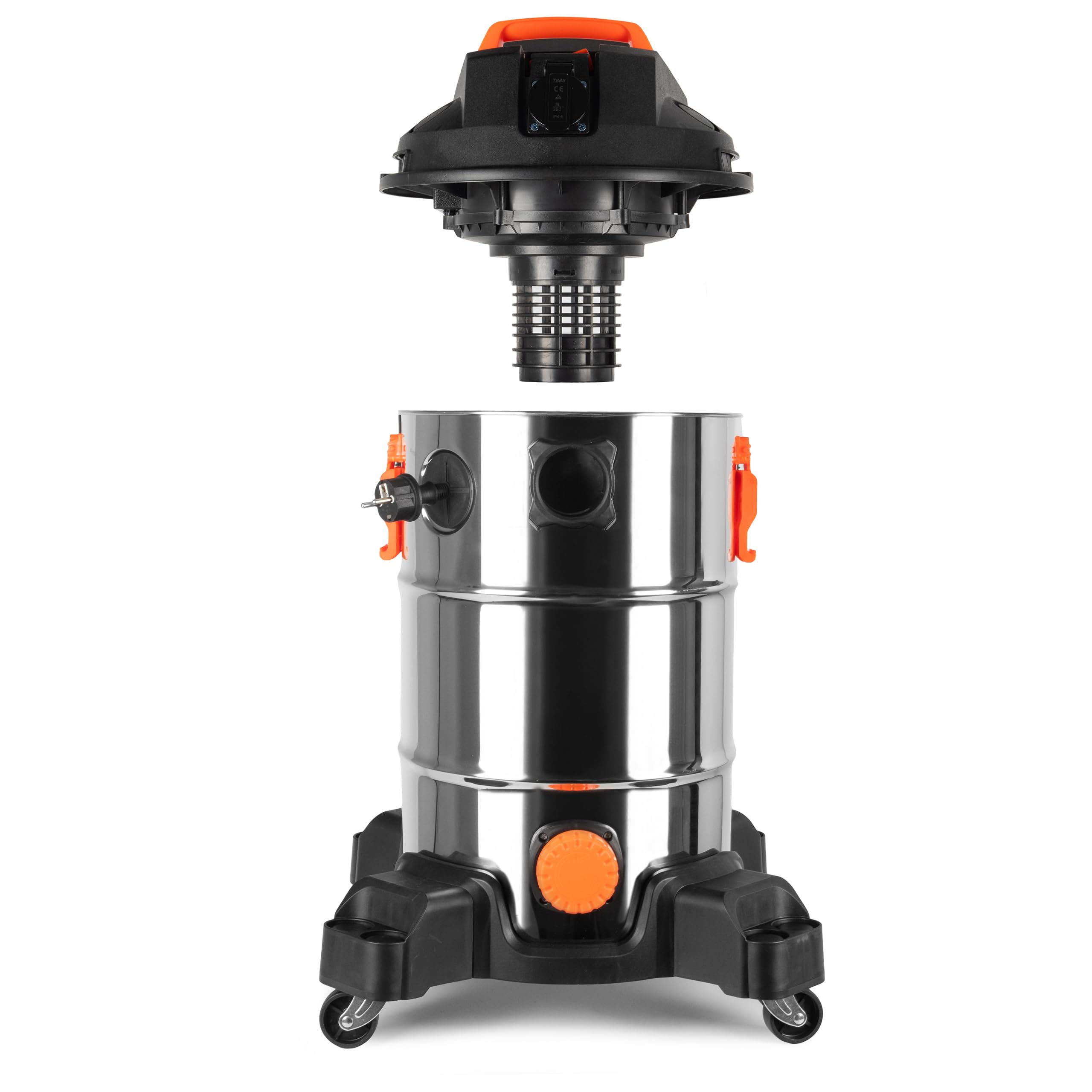 COIL Aspirador de lodo de estanque, limpiador de piscinas, depósito (35 l), potencia de succión: 18 KPa, bomba de drenaje de 600 W, 1400 W