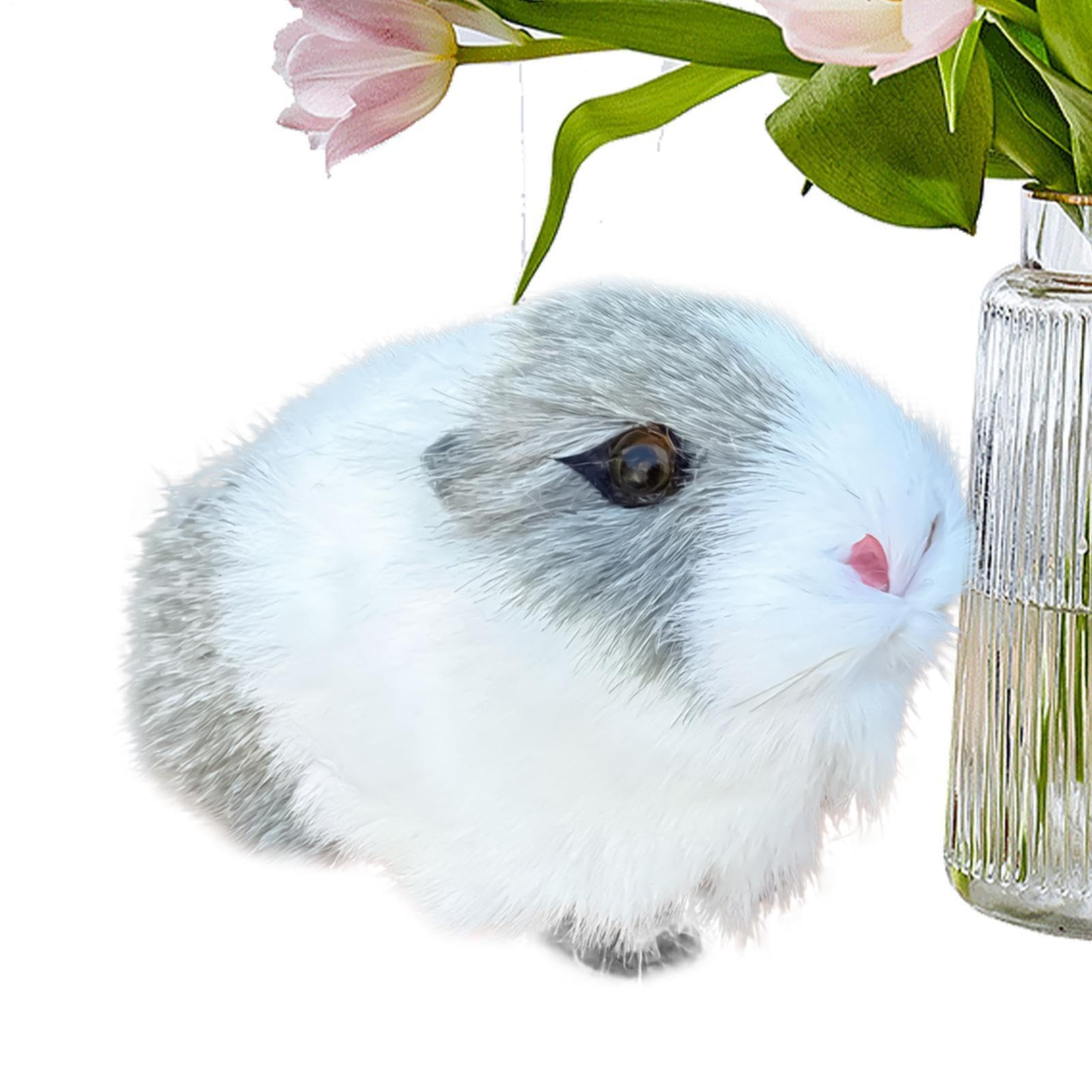 Stuffed Hamster | Soft Cuddle Cartoon Realistic - Small Hamster Doll Stuffed Toys - for Companion Comfort Kids Pet Lovers Collectors Home Office Dorm Bedroom