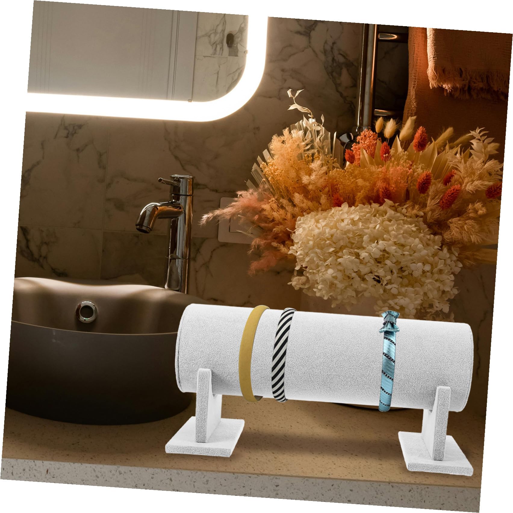 Stirnband Halterung mit Durchmesser Eleganter Praktischer Organizer für Haaraccessoires für Geschäfte Persönlichen Gebrauch Sorgt für Ordnung Stilvolles Display