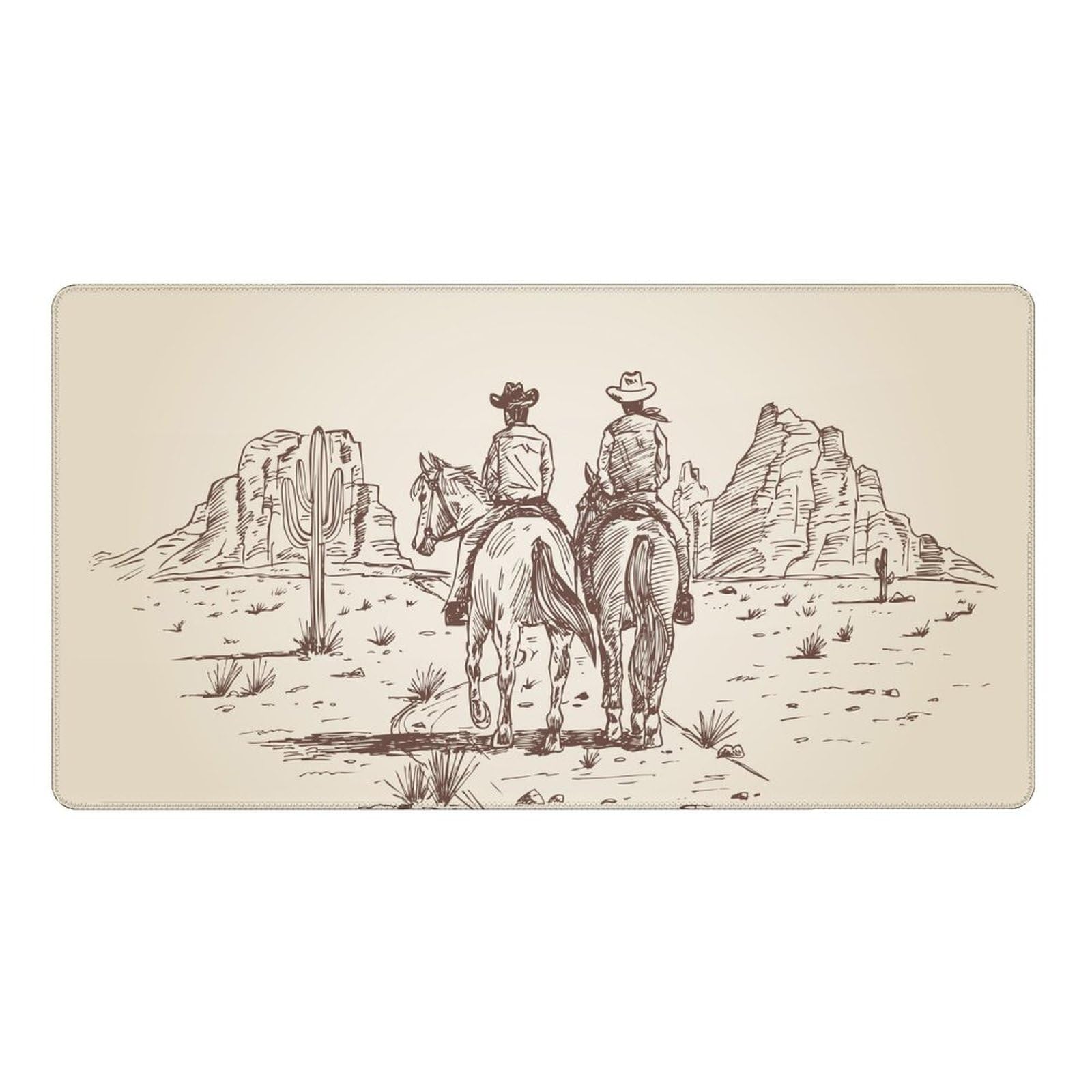 CWECVWE Large Size Desk Pad, Computer Desk Mat Keyboard with Non Slip Base for Home Office, Extended Gaming Mouse Pad Compatible with Western Desert