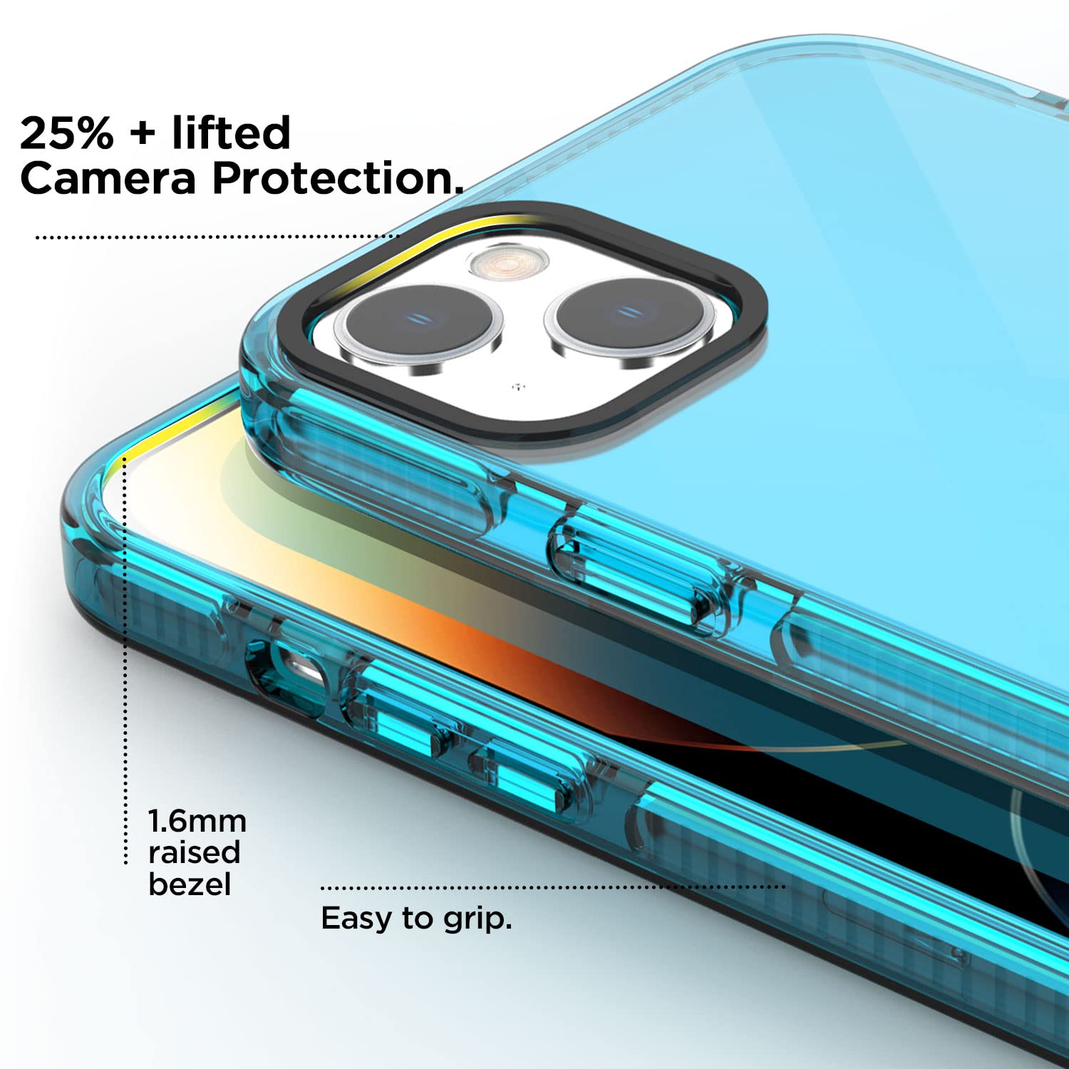 Amazon.com: AICase Neon Blue Case Compatible with iPhone 13