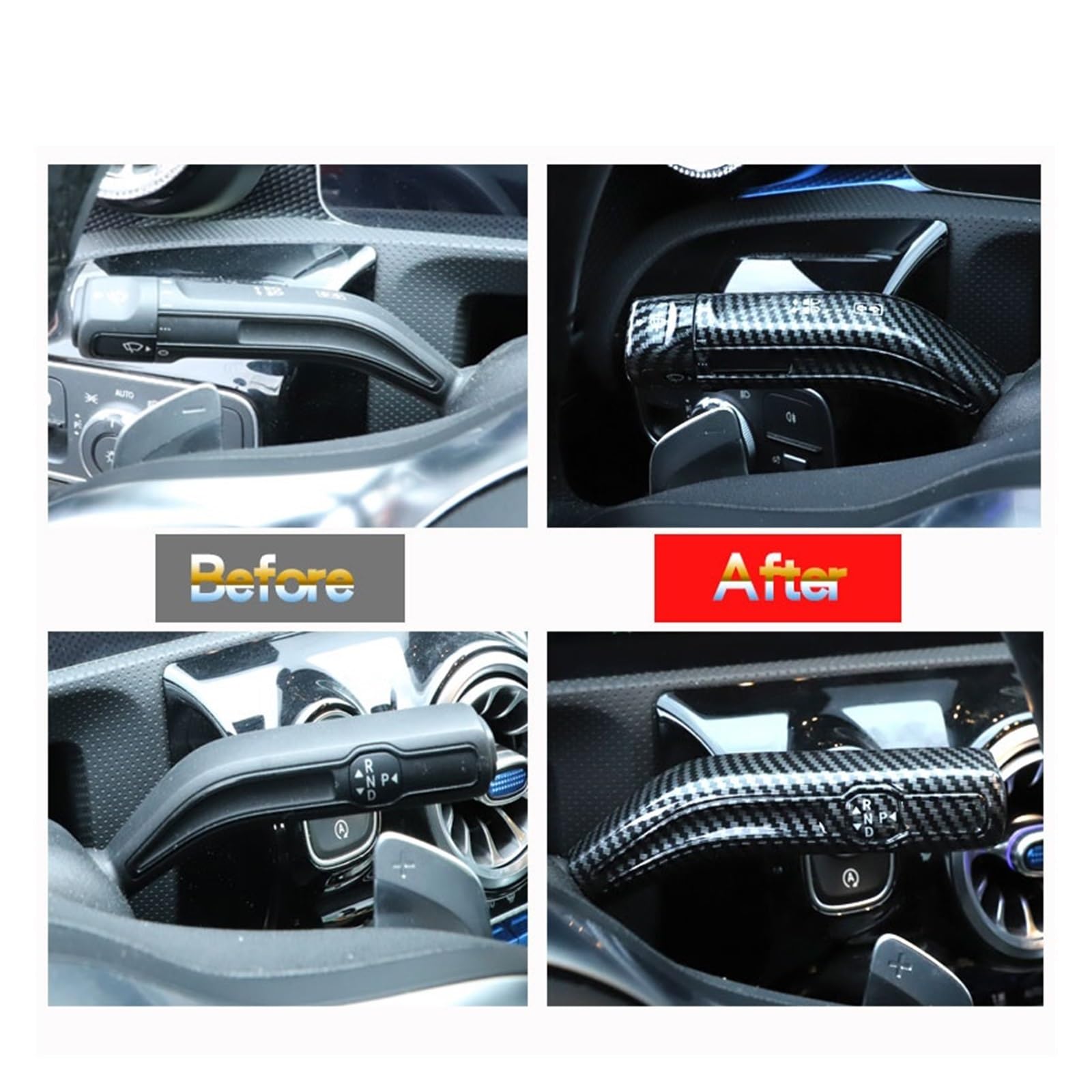 Car Shift Lever Wiper Rod Trim Cover For Mercedes Benz AMG A B CLA GLE GLS GLB GLA Class W177 W247 C118 W118 W167 X167 X247 H247 - 34