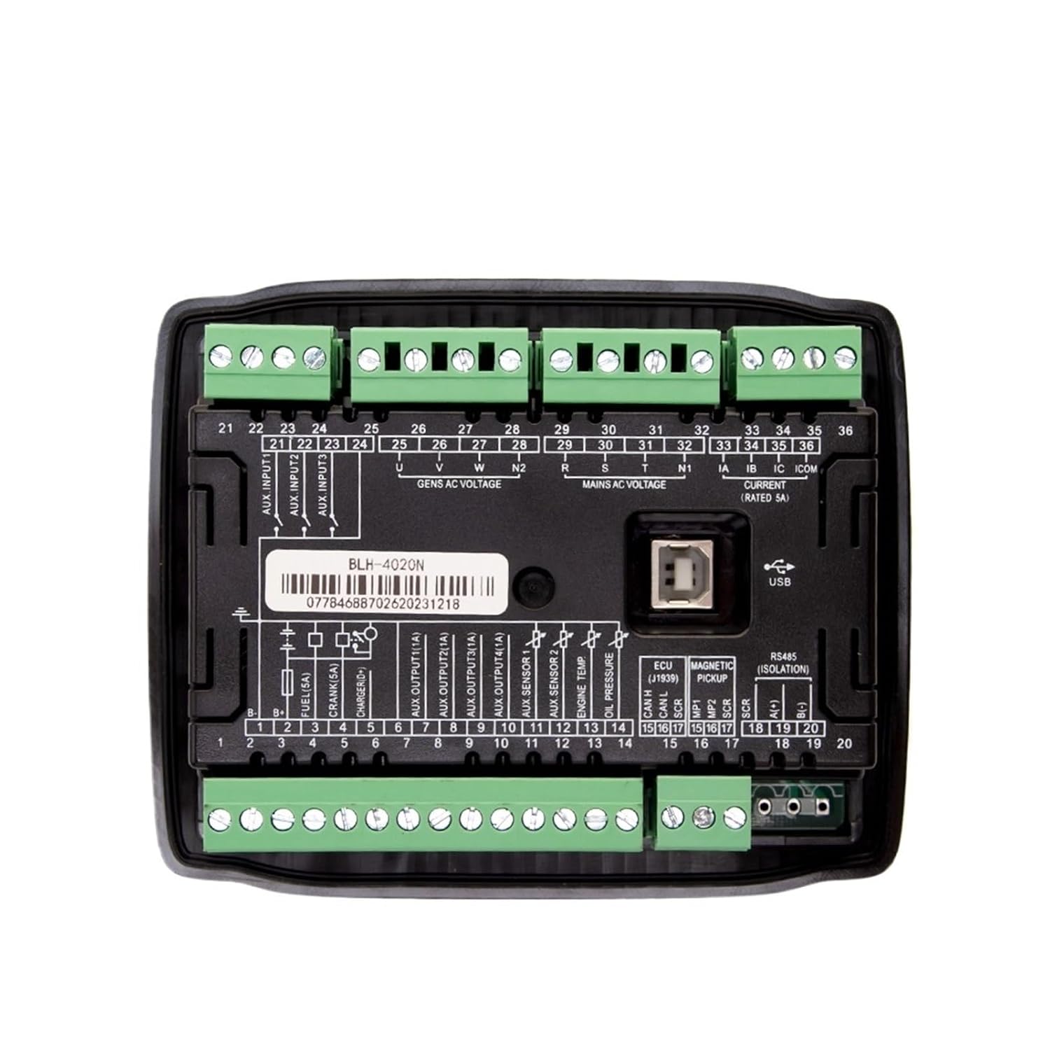 4020N Controller Module Diesel Generator Auto Start Stop Control Panel Remote Monitor Display Replace HGM4020N