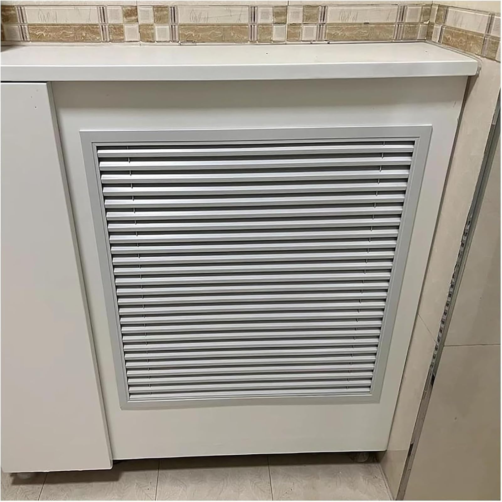 Cubierta de ventilación, Rejilla de Retorno de Aire de Aluminio de 8x30 Pulgadas, Cubierta de conducto Rectangular, Panel Frontal de Filtro extraíble, ventilación de Aire Acondicionado metál