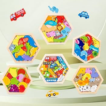 Amazon.co.jp: Sironoa 知育玩具 木製パズル おもちゃ