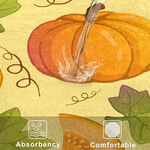 Miniatura 8 de Fall Pumpkin Maple Leaf Bathroom Rugs Bath Mat 15.7x23.6 in Extra Soft Shaggy Memory Foam Shower Rug Non Slip Absorbent Throw Rugs Machine Washable