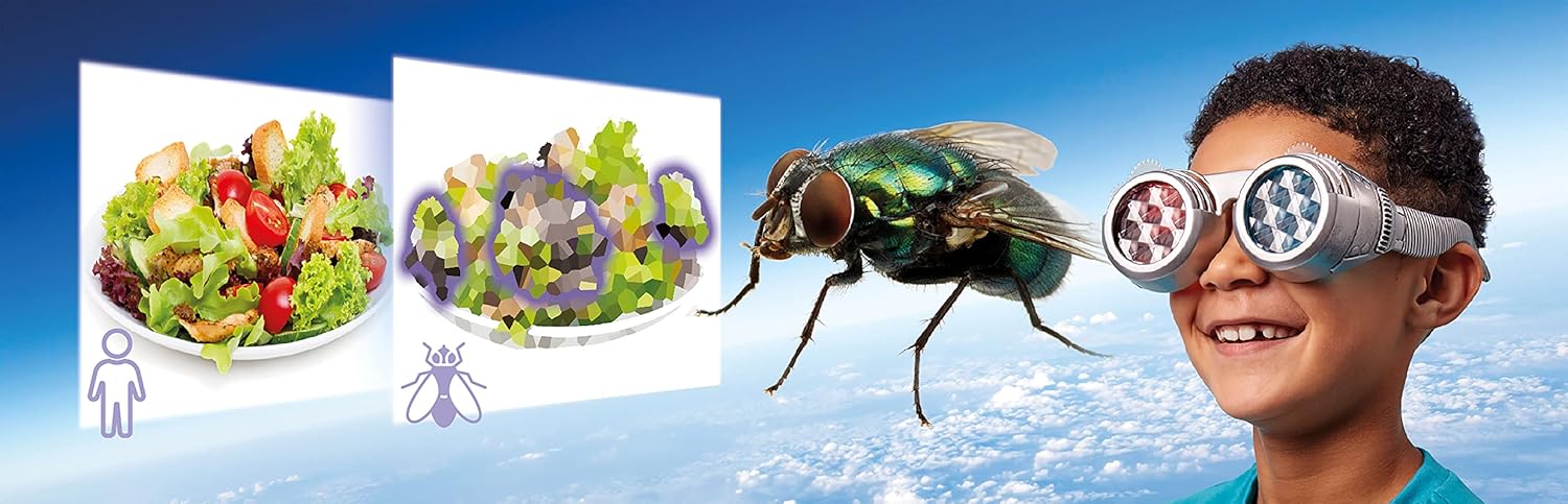 Brainstorm: See The World Through Others' Eyes - Optical Science Kit, 22 Mix & Match Lenses, Educational Leaflet, STEM Learning, Multi-Lingual, Kid 6+