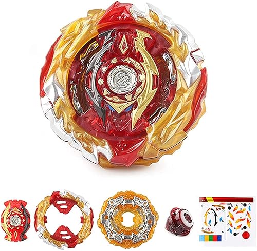 Miniatura 6 de Izquierda Derecha Sparking Launcher Bey Burst Evolution Turbo Blades Battling Tops String Launcher Grip SuperKing B-172 Booster World Spriggan Unite